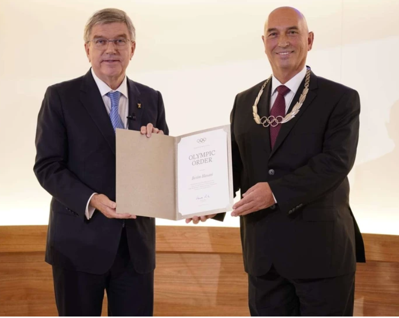 MEMOSIAN News: Besim Hasani named as Honorary President of the Kosovo Olympic Committee