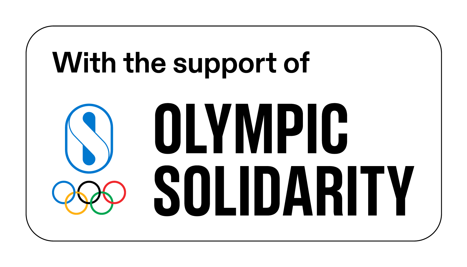 Supported by Olympic Solidarity