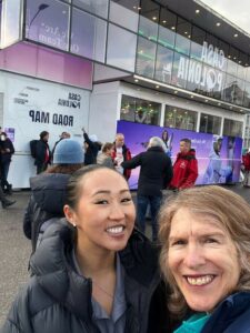 MEMOSians at the Milano Winter Olympic Games 2026 Melissa Zhang and Professor Lisa Delpy Neirotti